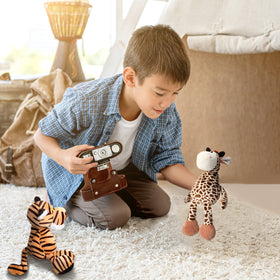 Zhanmai safari plush classroom decor, jungle collection for learning