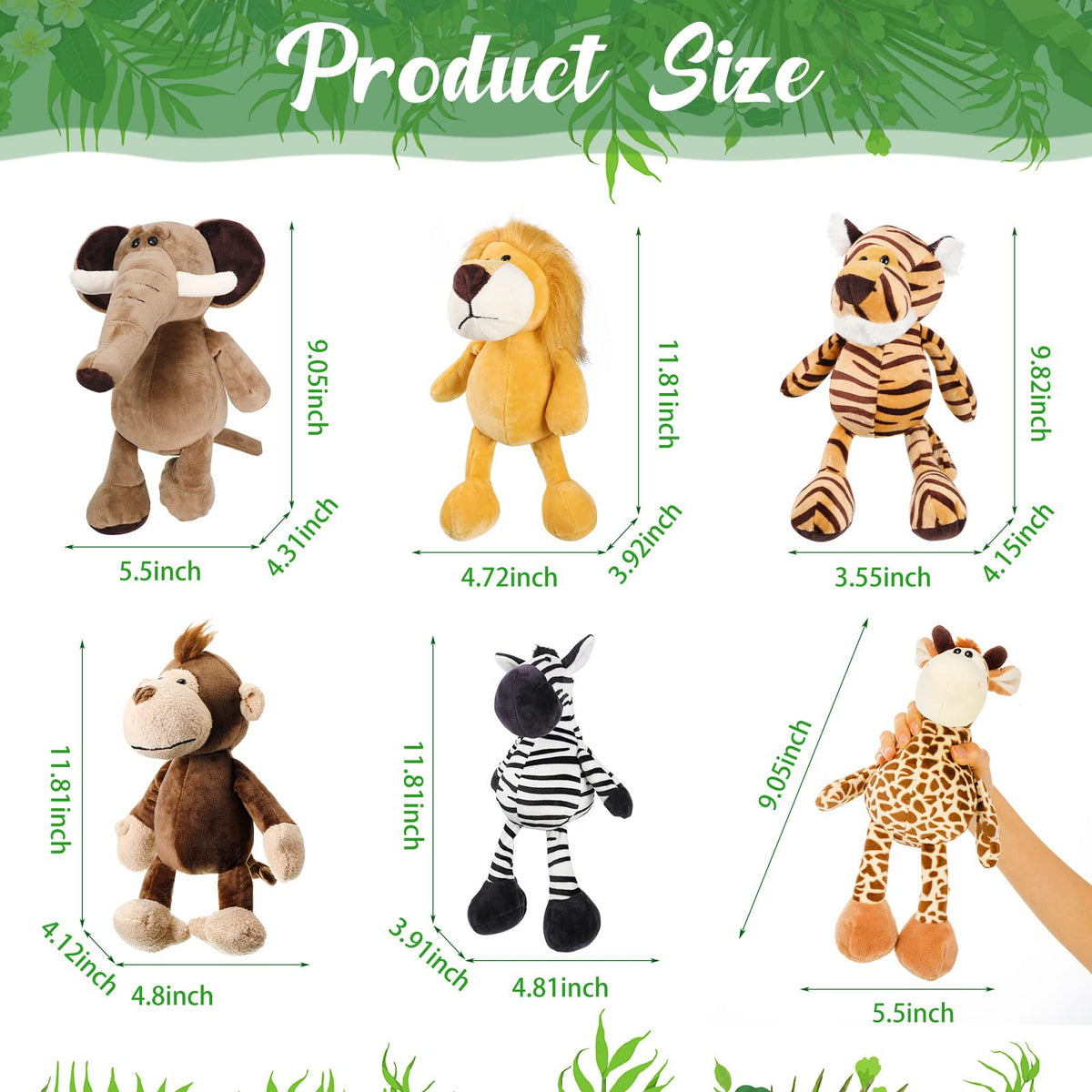 Zhanmai plush elephant, durable fabric ideal for classroom rewards