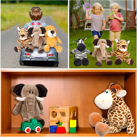 Zhanmai monkey plush, soft texture sparks imaginative jungle play