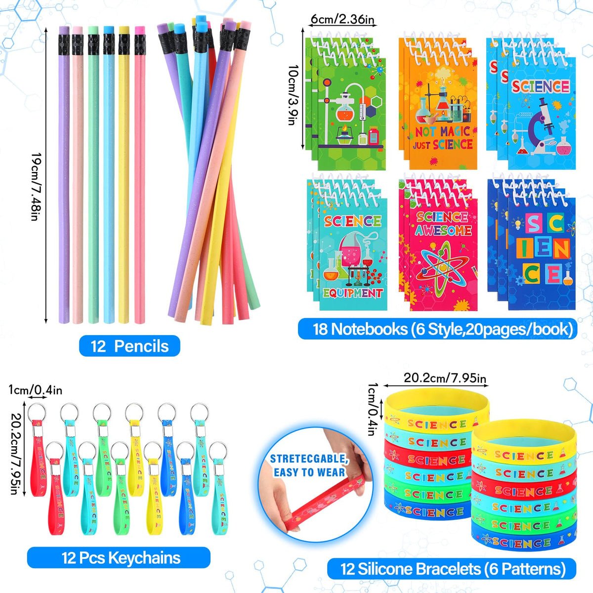 Zhanmai science notebooks for kids to write and doodle during parties.