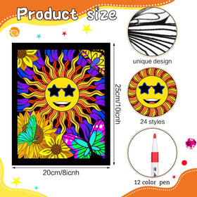 Zhanmai large velvet animal posters, great for teens and adults exploring color and texture.