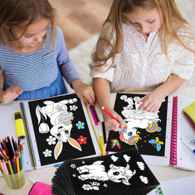 Zhanmai velvet animal coloring designs; ideal for group crafts at school or parties.