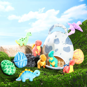 Zhanmai washable plush dinosaurs stay colorfast and easy to clean.