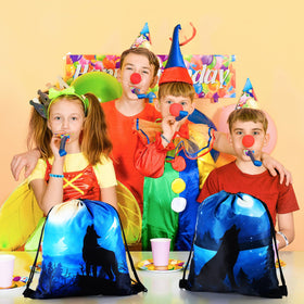 Zhanmai wolf party favors pencils and stickers for quick, creative party activities.