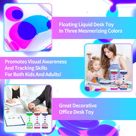 ZHBWOW liquid motion bubbler desk decor adds color to classrooms
