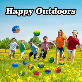ZHEBAG bouncy ball emphasizing satisfying ground impact sound for play.