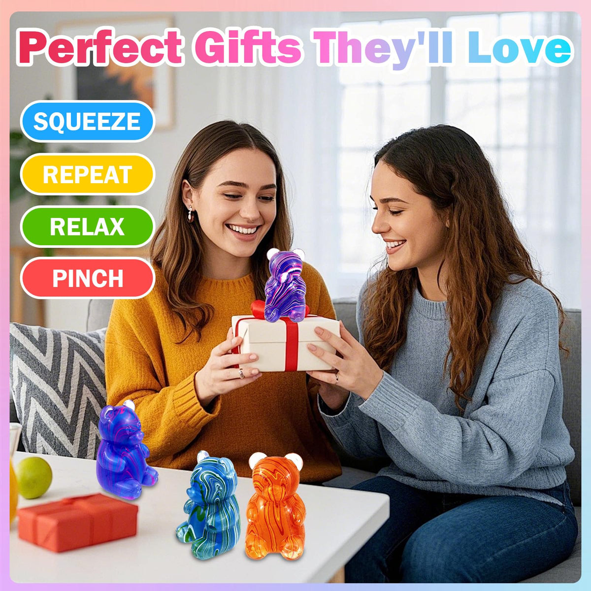 ZHEBAG kids and adults tactile toy suitable for classrooms, offices, and travel.