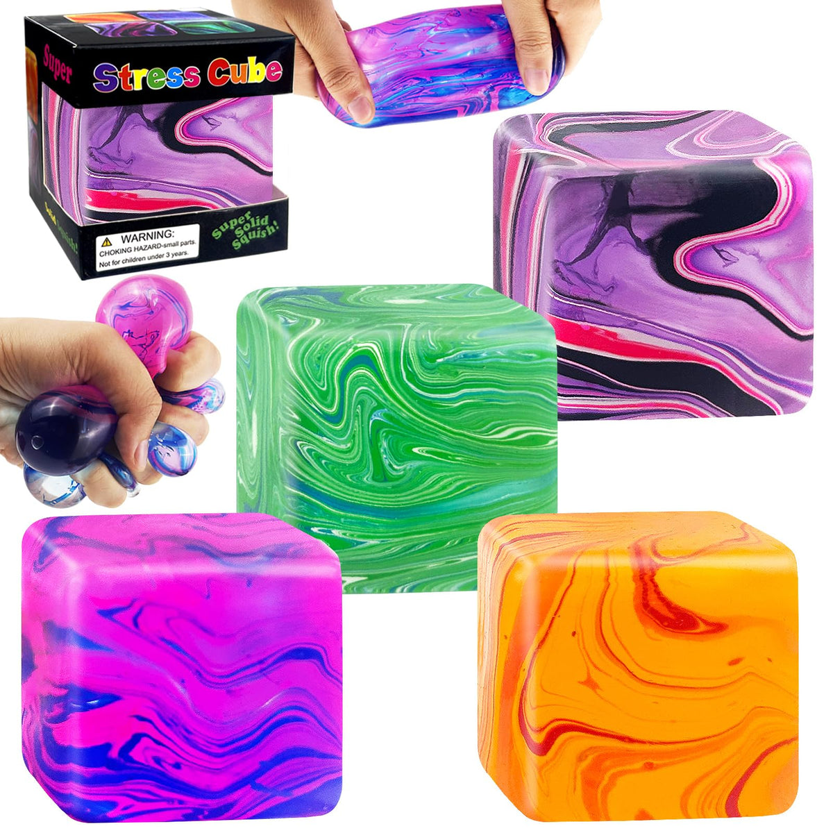 ZHEBAG maltose cube blue texture for vivid sensory play and focus