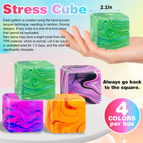 ZHEBAG maltose cube orange texture offers tactile relief on the go