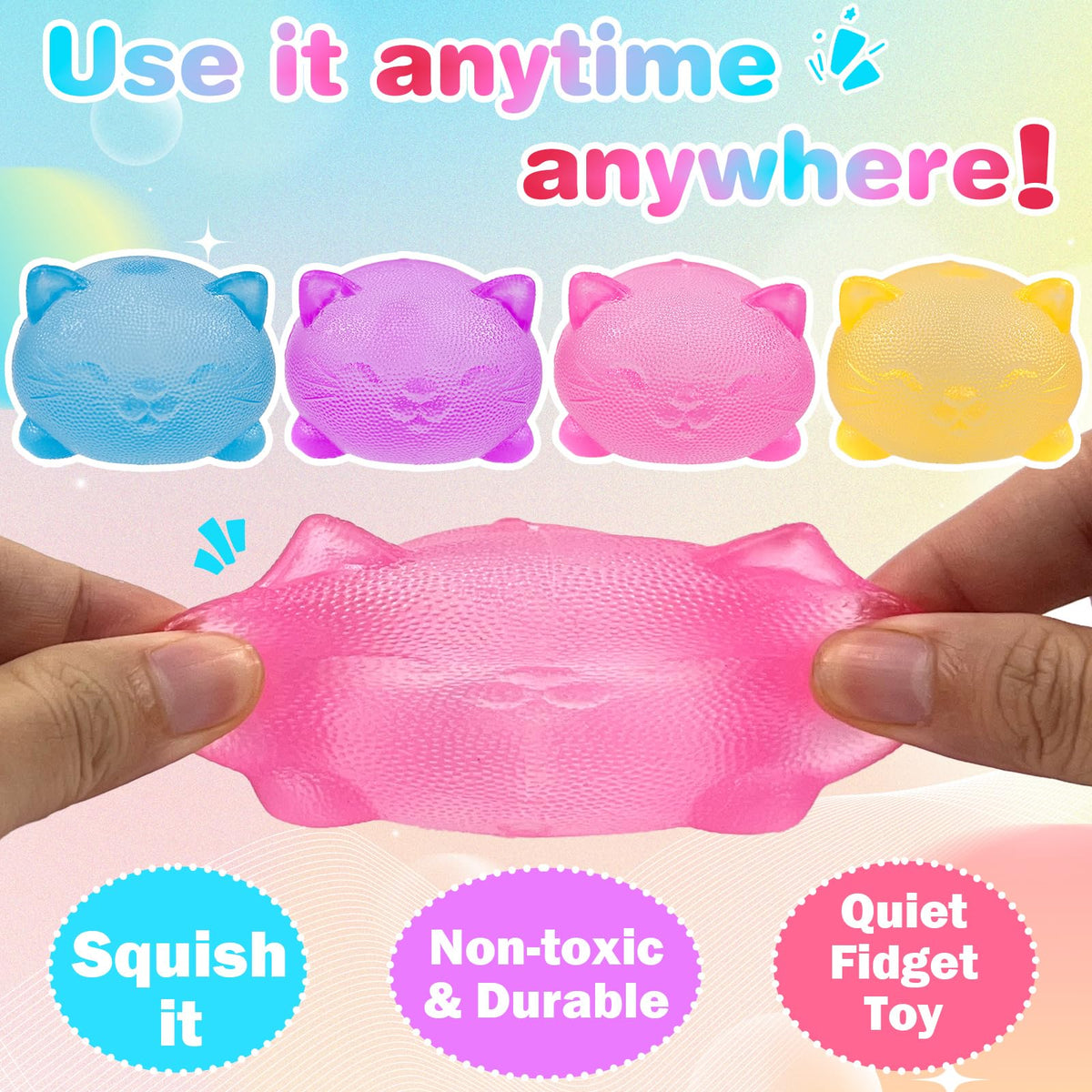 ZHEBAG sugar ball design toy promotes calming tactile play.