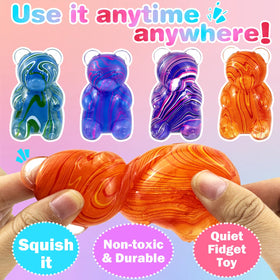 ZHEBAG sugar-ball squishy toy with colorful design for sensory relief and focus.