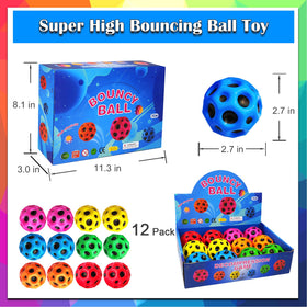 ZHEBAG foam bounce ball grip surface for improved hand-eye coordination during games.