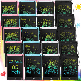 Zhehao 20-pack LCD writing tablets set for organized shared play and reuse