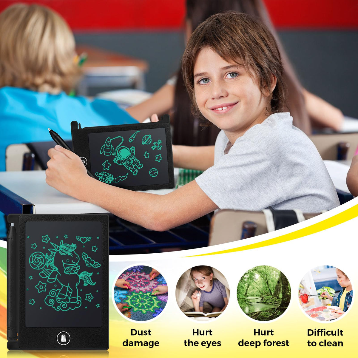 Zhehao 24-pack LCD mini writing tablet kid use for learning