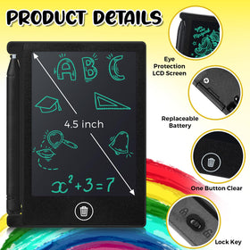 Zhehao 24-pack LCD mini writing tablet side view, durable portable doodle board