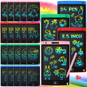 Zhehao 24-piece LCD doodle boards set with 8.5-inch color display for kids' learning and play