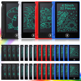Zhehao 32-pcs mini LCD writing tablets set for group learning on the go.