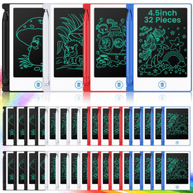 Zhehao 32-pcs mini LCD writing tablet set in bright colors for learning fun