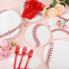 Zhehao baseball party set featuring disposables for complete dining essentials.