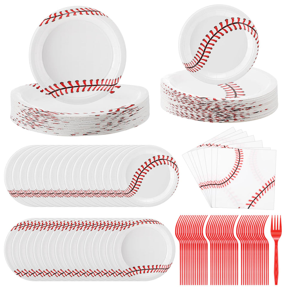 Zhehao baseball plates 7 inch for durable, mess-free serving at sports parties.