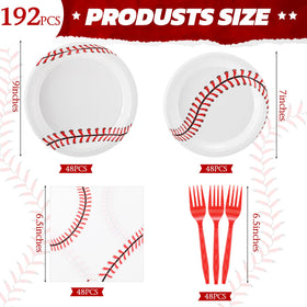 Zhehao baseball plates 9 inch for larger portions and quick cleanup.