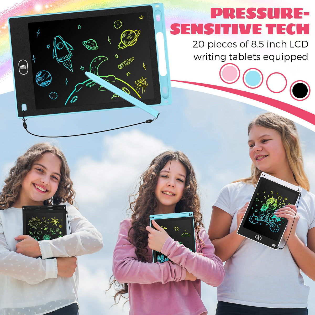 Zhehao black board provides high-contrast drawing surface for kids sketches