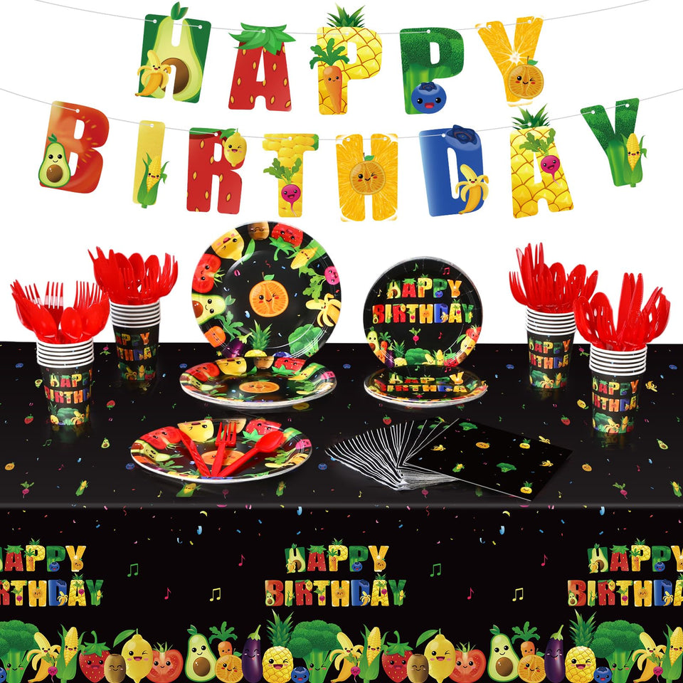 Zhehao dancing fruit banner brightens party space for photos
