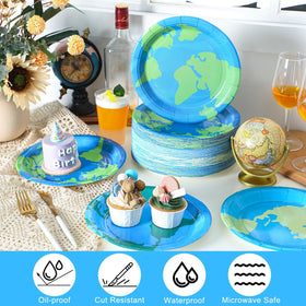 Zhehao bulk pack with 96 plates in four Earth Day designs.
