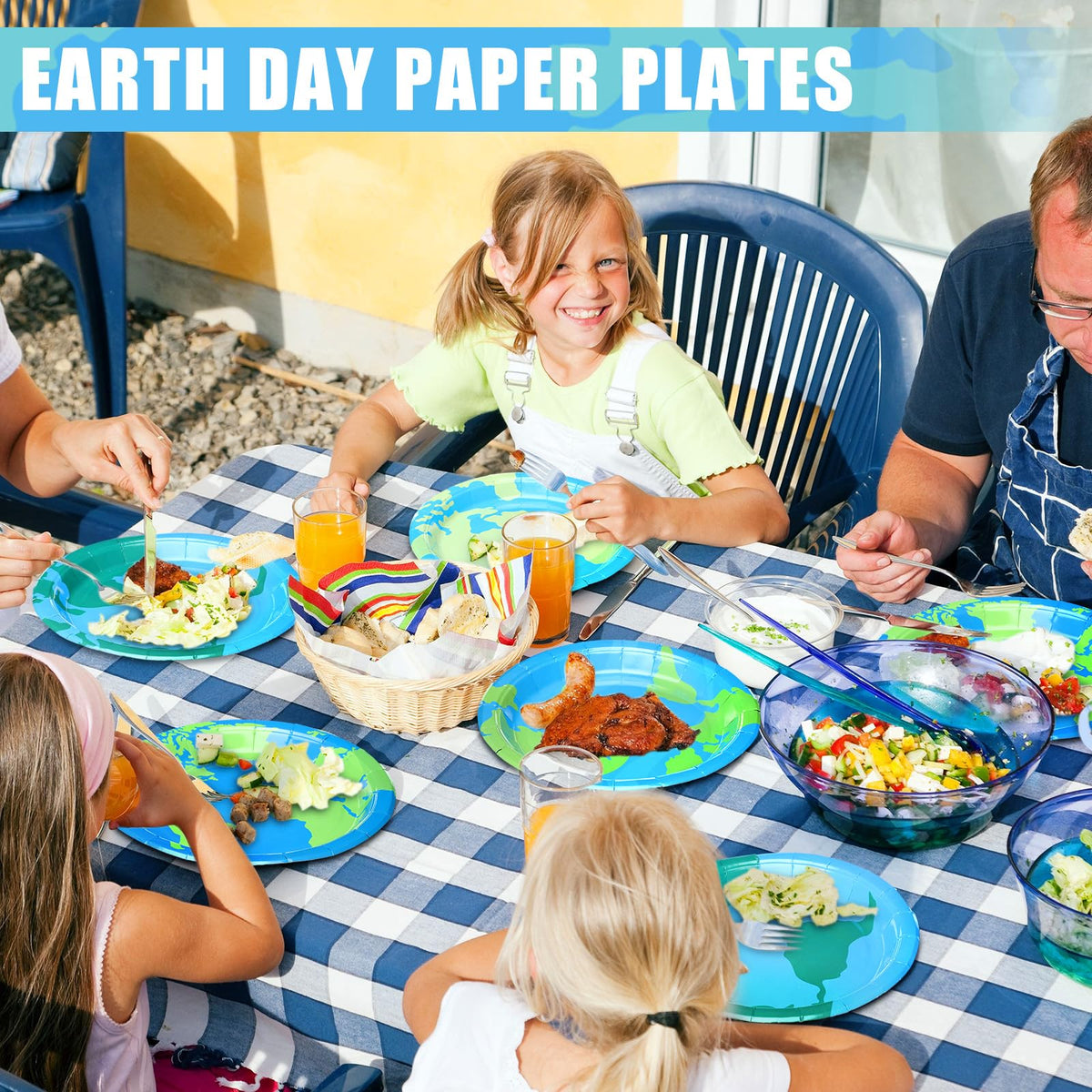 Zhehao Earth Day plates ideal for travel themes and celebrations.