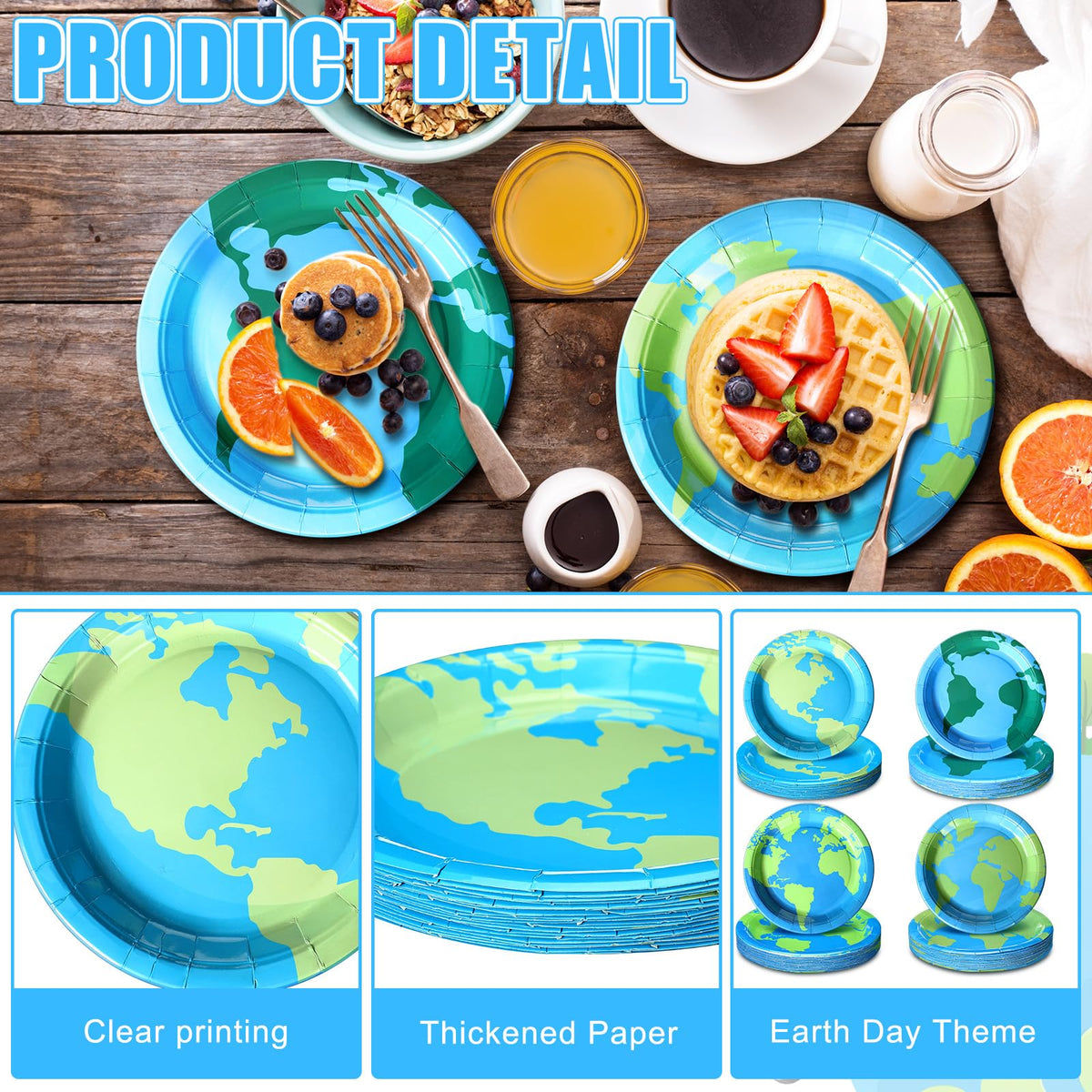 Zhehao disposable paper plates designed for a variety of foods.