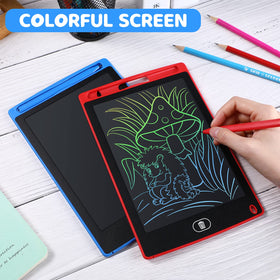 Zhehao doodle board with instant erase button for quick reuse.