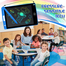 Zhehao erase button LCD tablet in action
