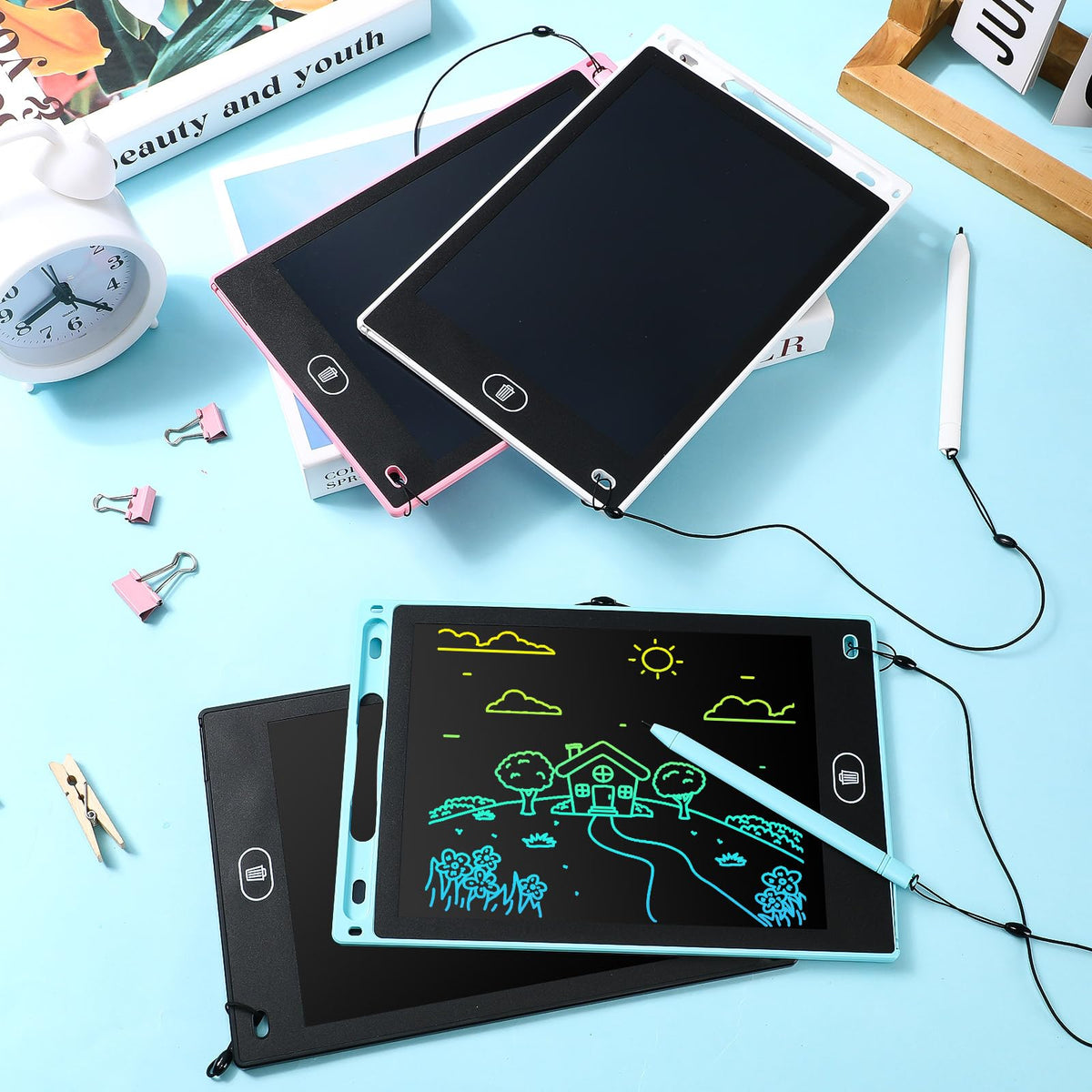 Zhehao instant clear button doodle pad enables quick resets