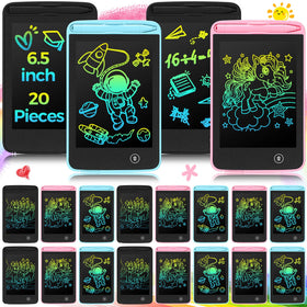 Zhehao kids LCD writing tablet, 6.5 inches, portable for on-the-go drawing.