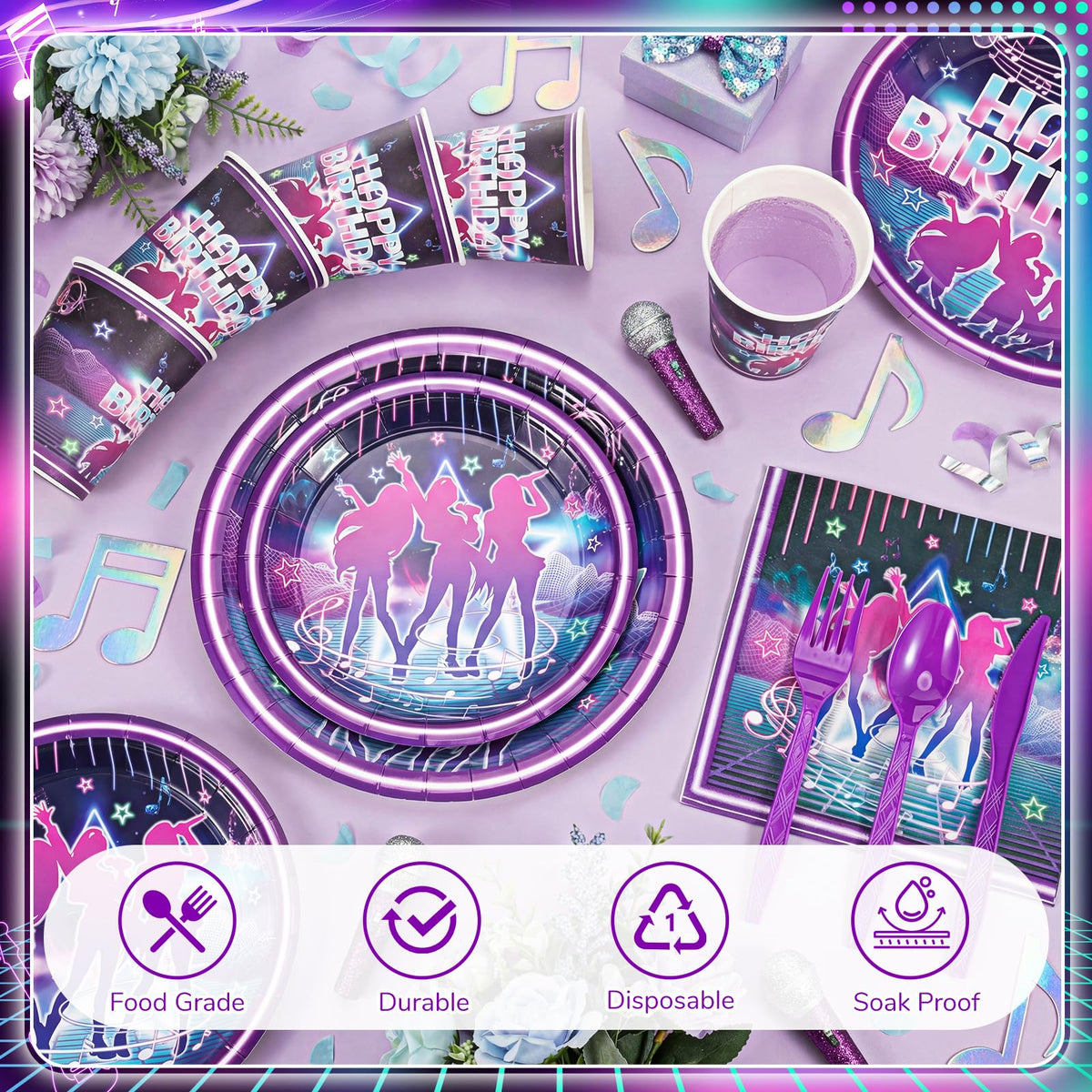 Zhehao K-Pop napkins offer absorbent, soft texture for mess-free moments.
