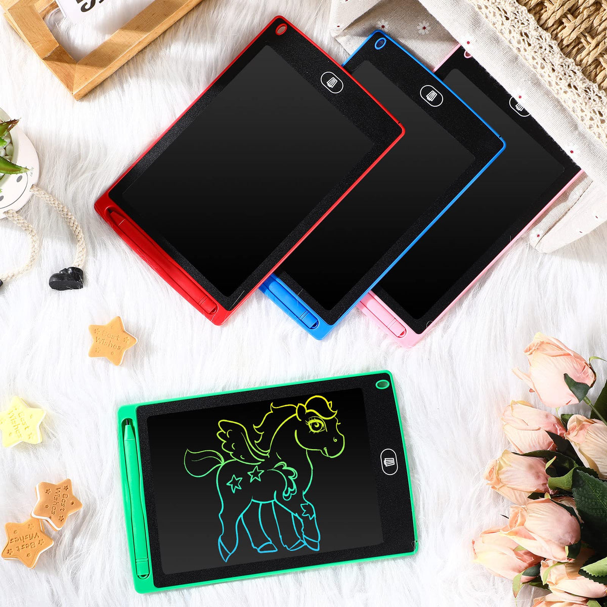 Zhehao lightweight kids' tablet set ready for school or travel