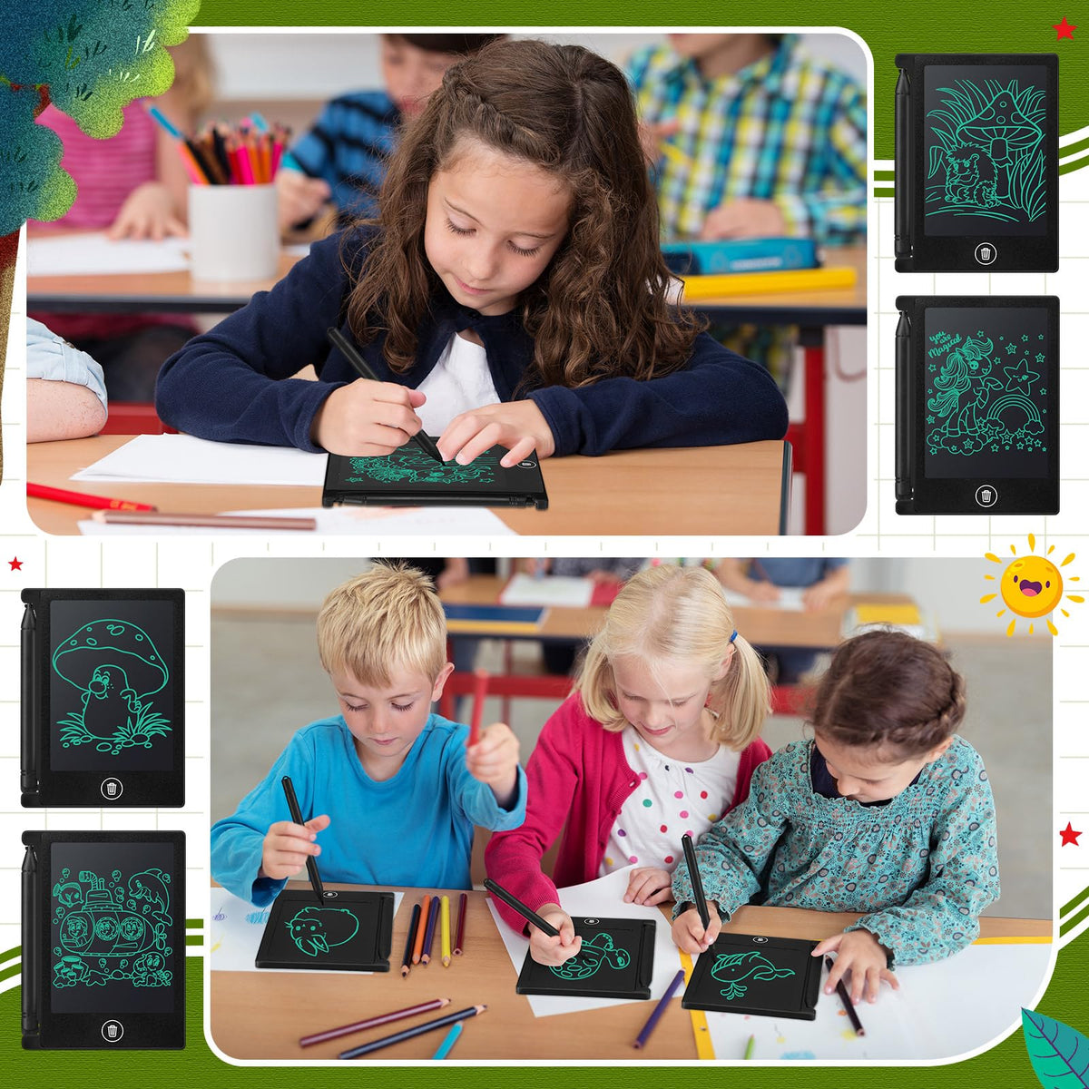 Zhehao mini drawing pad for kids on the go.