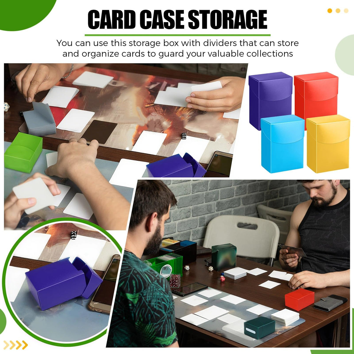 Zhehao labeled tops help quick content identification during play.