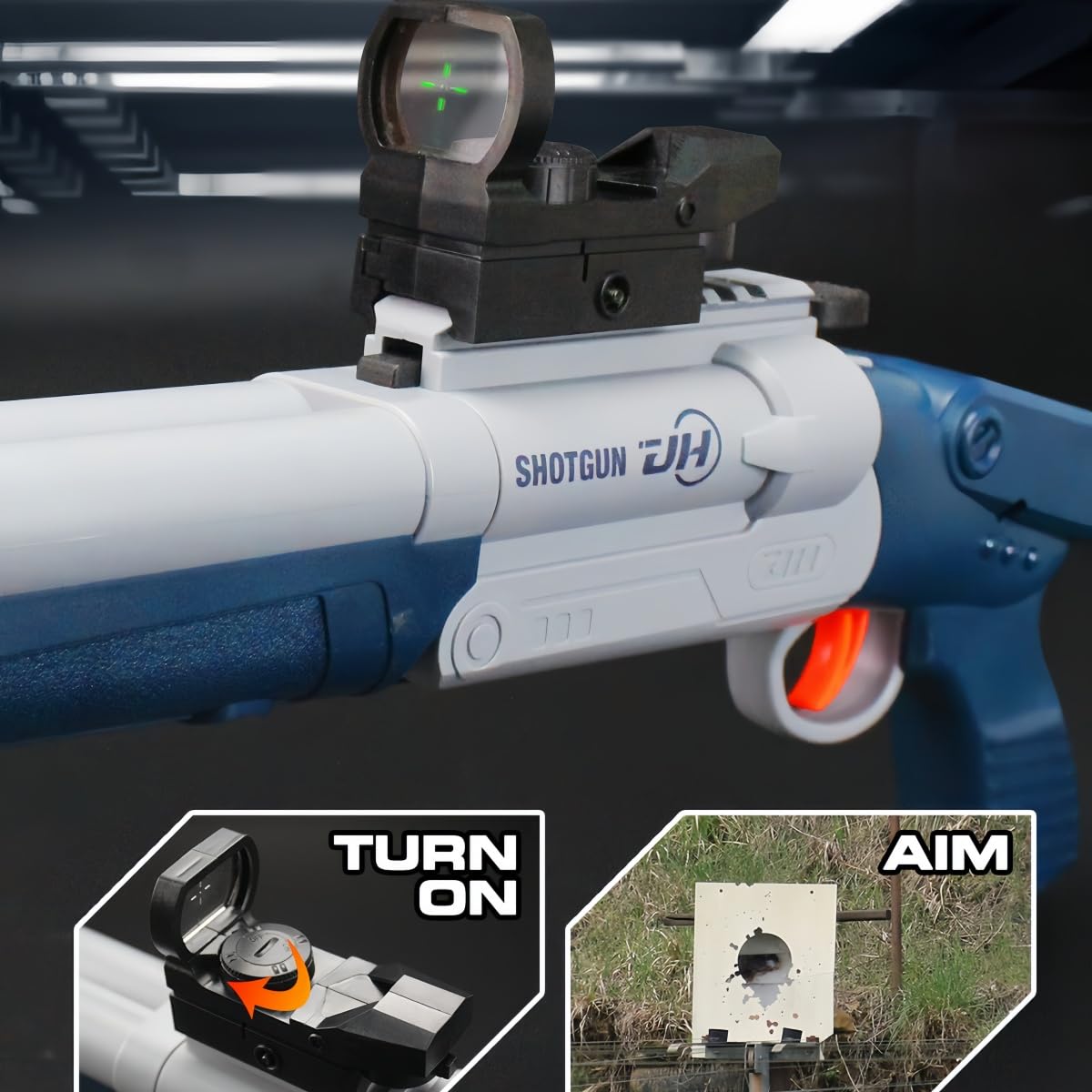 ZHENDUO BLASTER EVA foam darts ensure safe, kid-friendly battles.