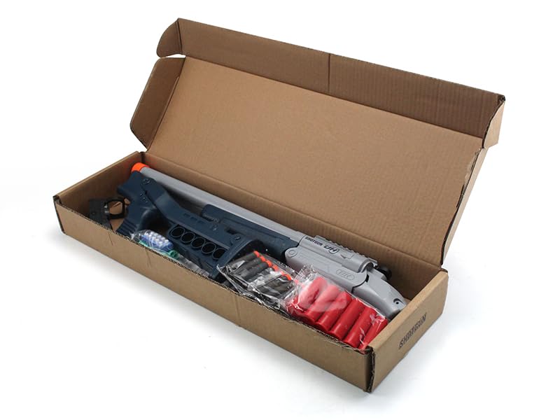 ZHENDUO BLASTER includes all accessories for immediate play setup.
