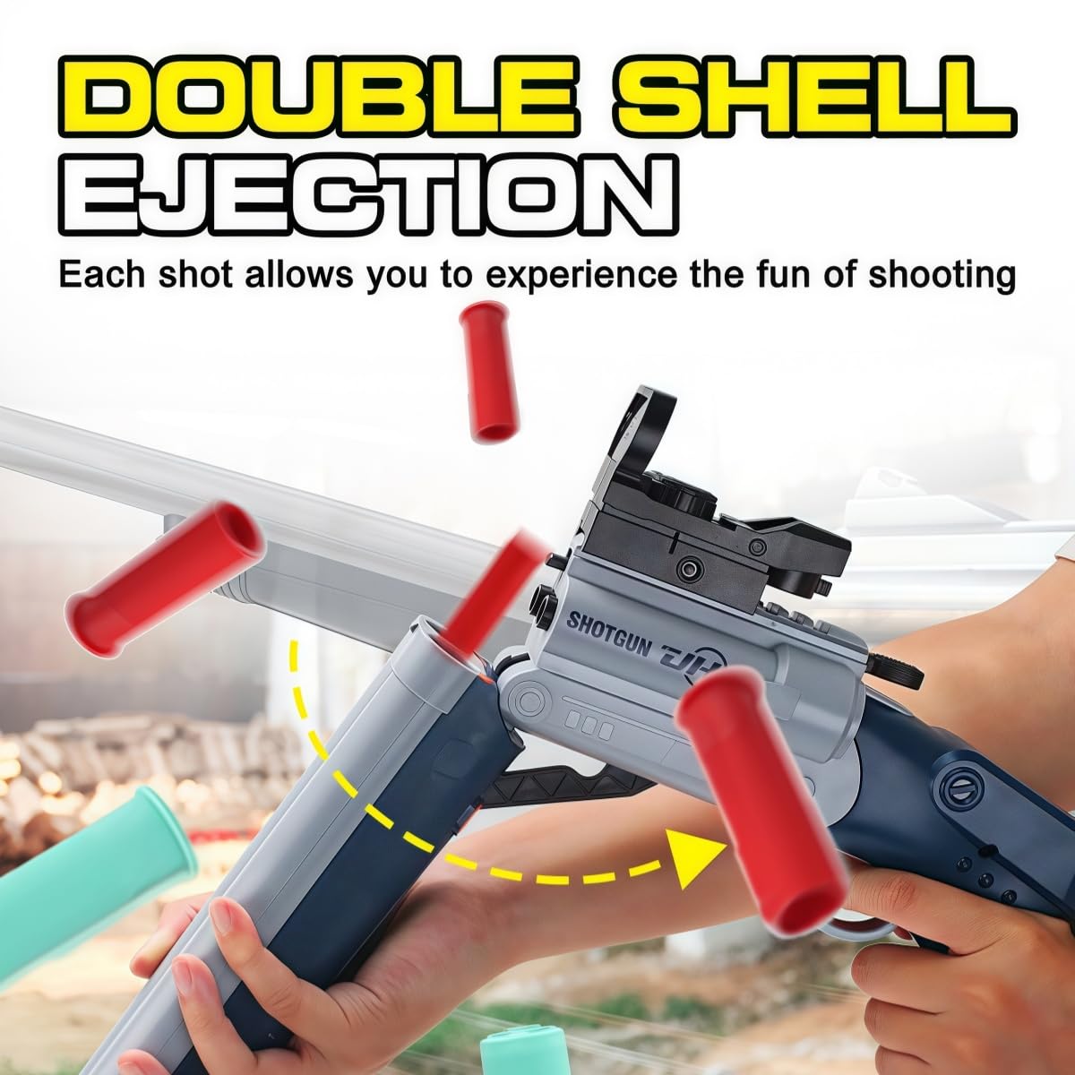 ZHENDUO BLASTER interchangeable cartridges enable versatile firing options.