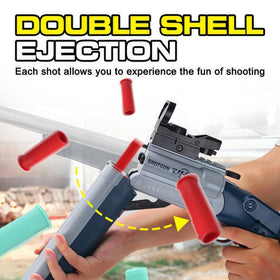 ZHENDUO BLASTER interchangeable cartridges enable versatile firing options.
