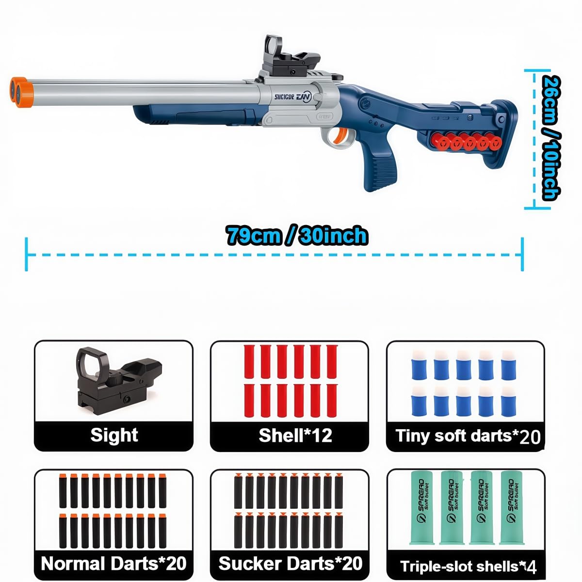 ZHENDUO BLASTER realistic range up to 30-50 feet for skirmishes.