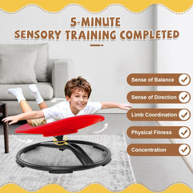 Zhenx Spinning Chair helps with car sickness symptoms through gentle movement