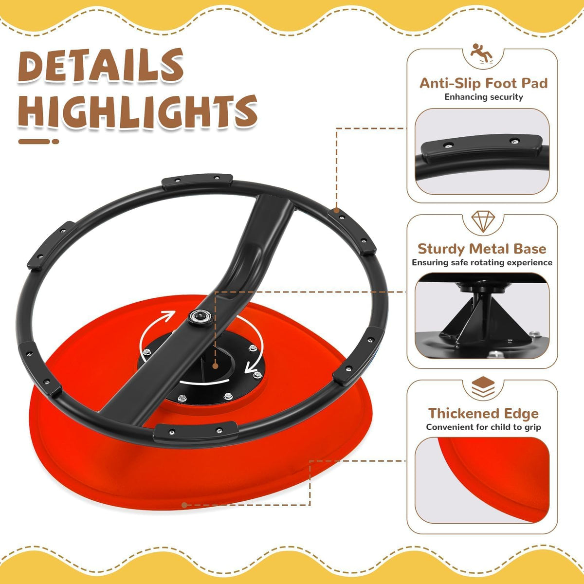 Zhenx Spinning Chair multifunctional design supports grip and core strength