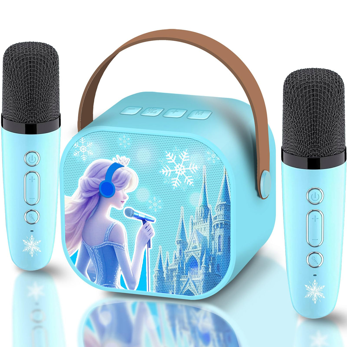 ZHIPAL Frozen karaoke machine for kids with crystal-clear sound
