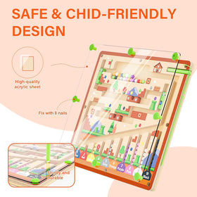 zhiwuzhu Advanced right-channel maze challenges toddlers with precise hand movement.
