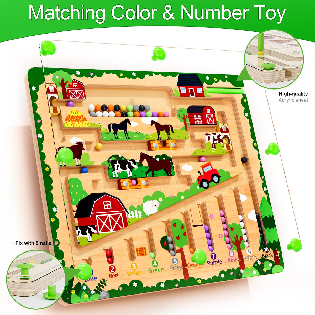 Zhiwuzhu Fine motor skills development via careful bead placement.