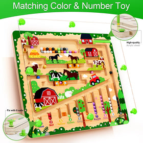 Zhiwuzhu Fine motor skills development via careful bead placement.