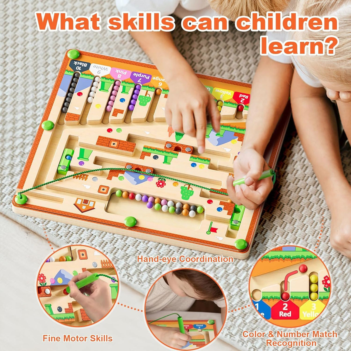 zhiwuzhu Safe wooden design with smooth edges and durable construction.